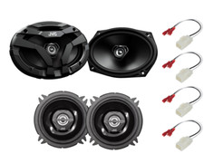 Jvc Front-rear Door Speaker Upgrade For 2002-2008 Dodge Ram 1500