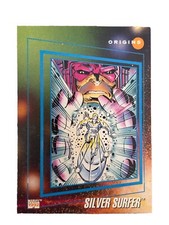 Excellent: Vintage 1992 Impel Marvel Universe Silver Surfer Trading Card