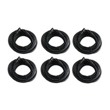6-Pack 50ft Male 3-Pin Audio Cable Cord To Female PA Speaker Shielded XLR Cables