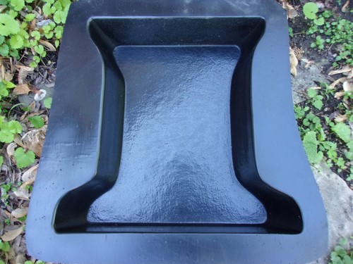 Concrete bench leg mold 3/16th abs plastic leg mould 14.5"H x 3.5" thick - Picture 3 of 5