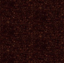 Dragon's Lair by Timeless Brown Castle Wall Stones Cotton Quilt Fabric by Yard