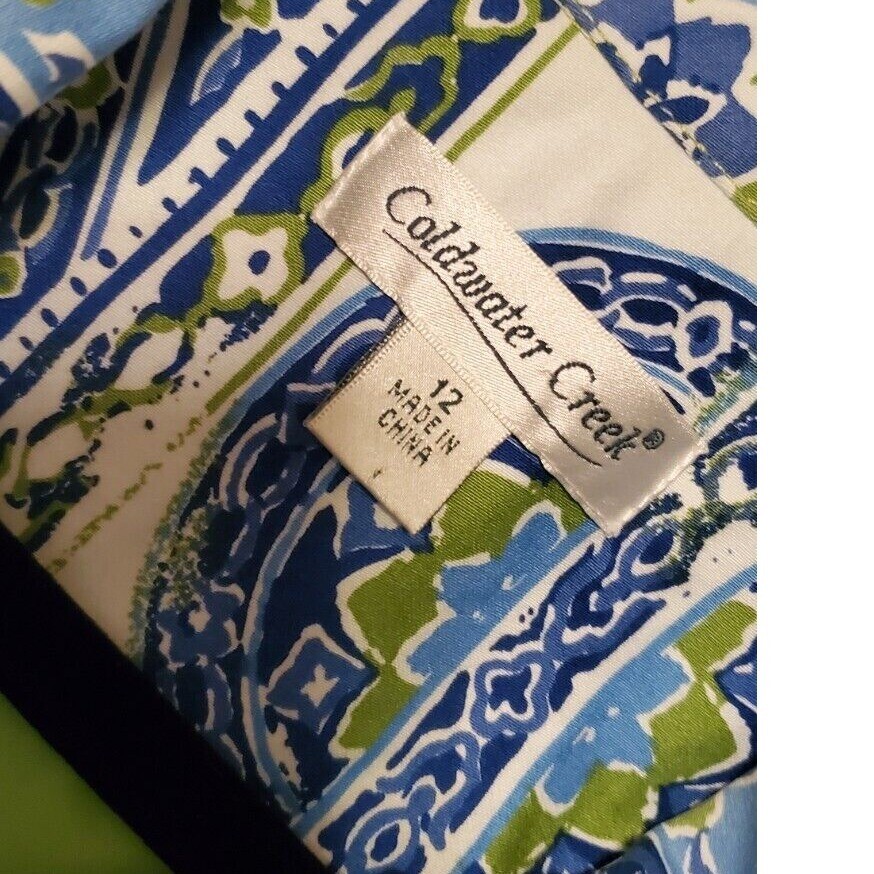 Modern statement Coldwater Creek Jacket size 12 L… - image 7