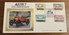 Benham 1982 British Motor Cars Set on Austin 7 First Day Cover Brooklands (323)