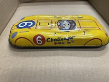 VINTAGE JAPANESE 1960s TIN FRICTION 6 CHALLENGER RACE CAR