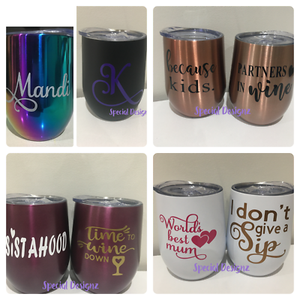 insulated wine tumblers personalised celebrations