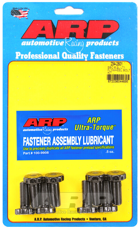 Genuine ARP SB Chevy 6.2L LT1 1.125 UHL flywheel bolt kit Black 234-2801