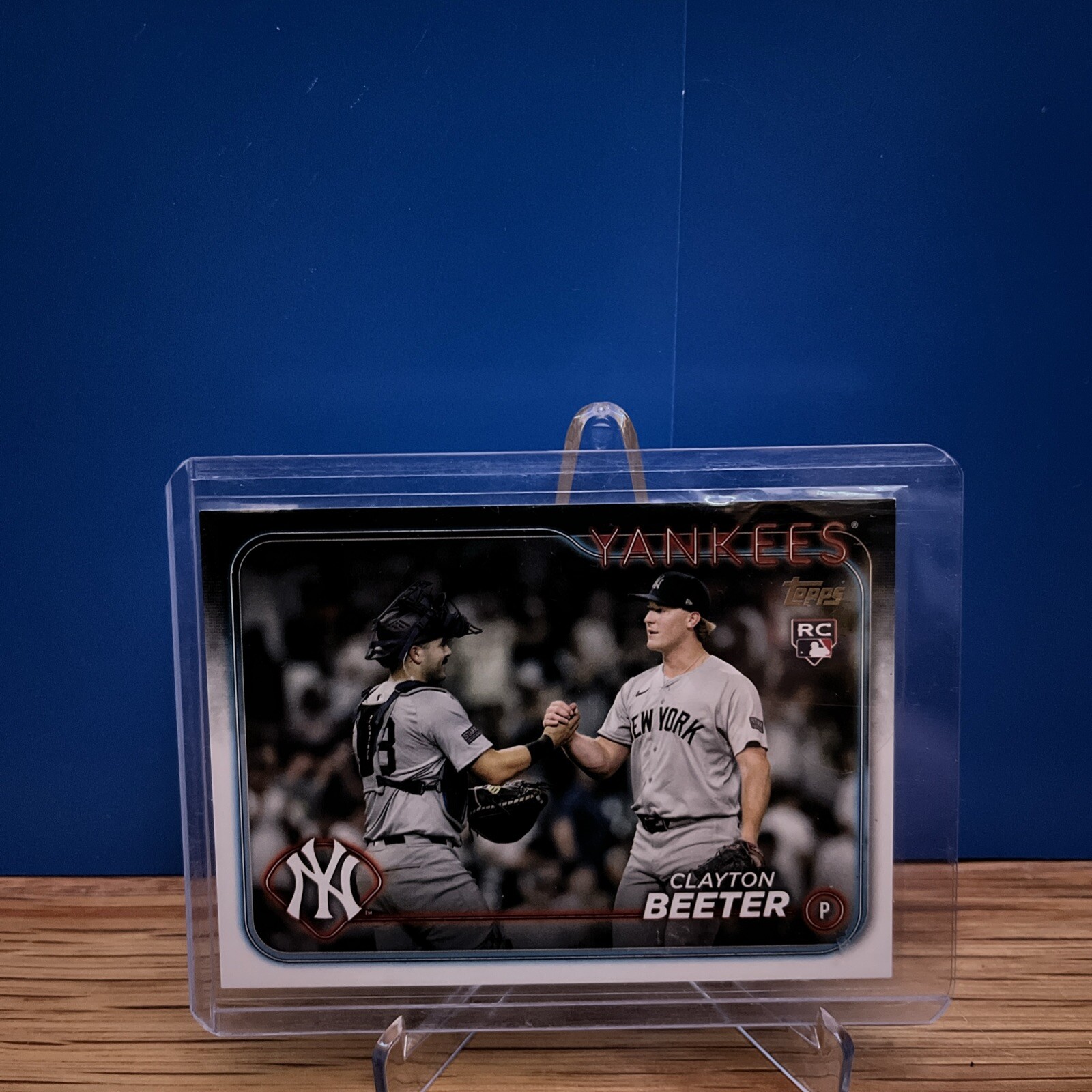 2024 Topps Update Clayton Beeter US59 RC Golden Mirror Image Variation Yankees