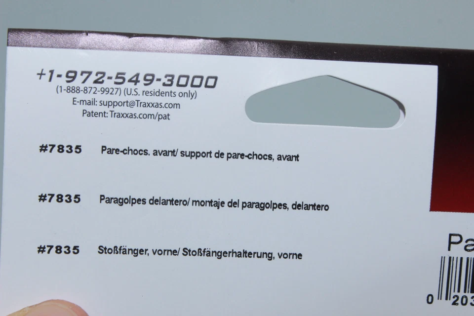 Traxxas TRX 7835  XRT VXL Bumper Halterung vorne und Bumper  NEU in OVP - Bild 3 von 4
