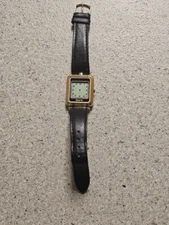 INOX Women's Digital Watch Gold Tone BLACK.