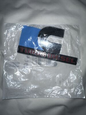 Genuine MOPAR Cummins Turbo Diesel Badge/Decal For Dodge RAM Trucks - OEM Part 68149701AB 6 thumbnail image