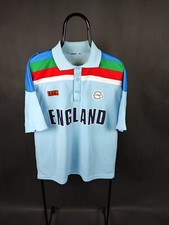 England Cricket World Cup 1992 Rare Oldschool Shirt Jersey Special Edition ISC L