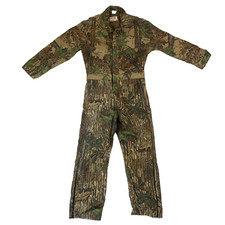 Cabela's Green Hunting Realtree Camouflage Overall Boiler Suit Workwear Medium
