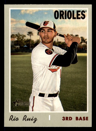 2019 Topps Heritage Rio Ruiz #623 Baltimore Orioles | eBay
