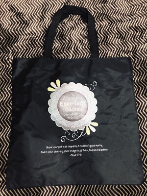 The Influence Of An Excellent Teacher Can Never Be Erased Black Tote Bag