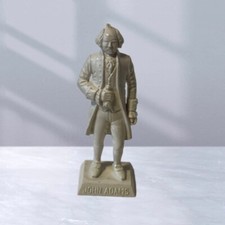 Vintage John Adams Louis Marx President Plastic Figure Political Gift 2nd usa