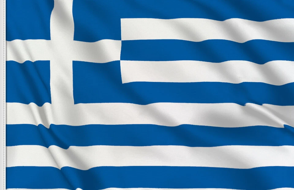 Greece Flag Greek National Flags 5' x 3' Large Europe Banner ΣΗΜΑΊΑ ΤΗΣ ΕΛΛΆΔΑΣ - Image 2 of 4