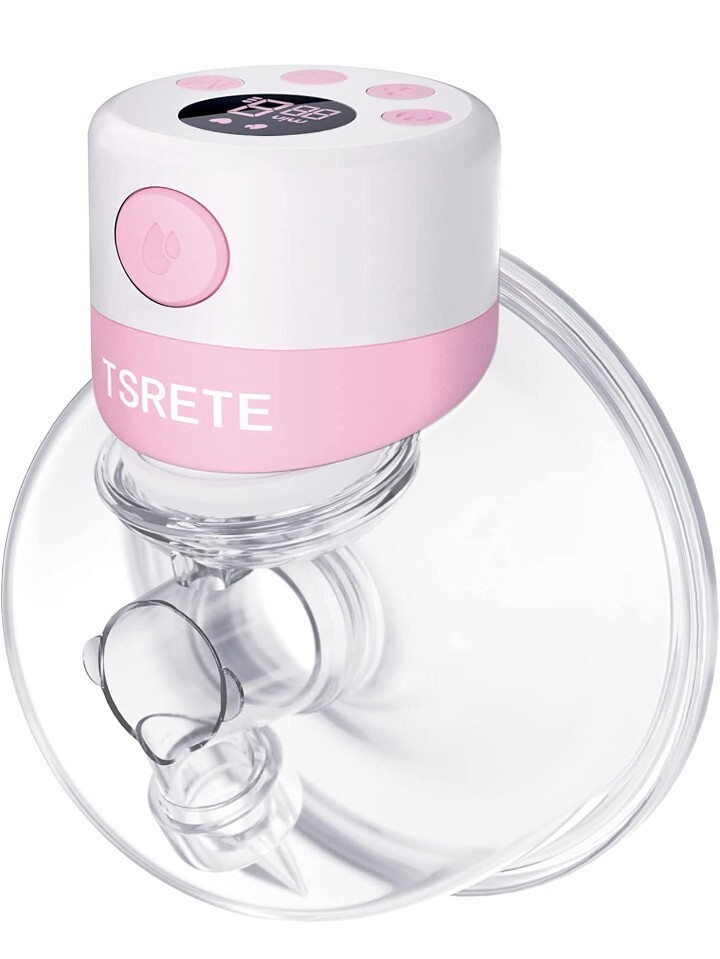 Breast Pump Electric,TSRETE Wearable Breast Pump,Hands Free Breast Pump Open Box-image