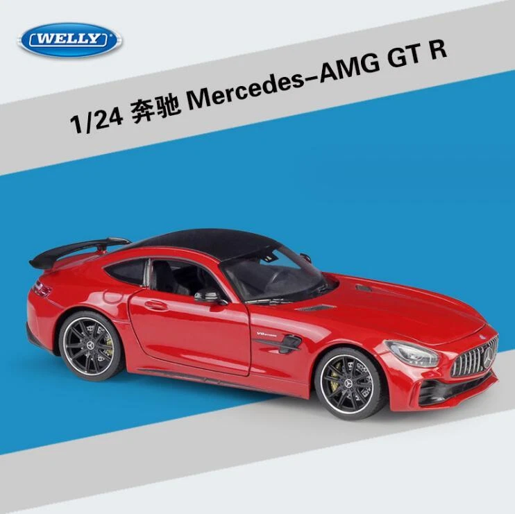 Welly 1:24 Mercedes Benz AMG GTR Diecast Model Chase Car New in Box - Image 3 of 4