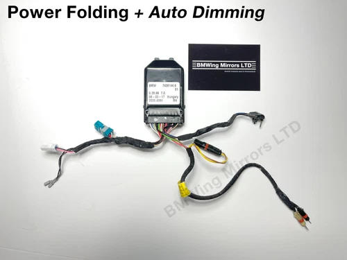 BMW F20 F22 F30 F32 F36 RIGHT SIDE WING MIRROR WIRING LOOM CAN MODULE 7438144