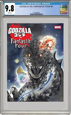 GODZILLA VS. FANTASTIC FOUR #1 PEACH MOMOKO VARIANT CGC 9.8 NM PRESALE  3.19