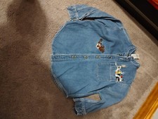 Youth Looney Tunes warner brothers Taz Devil Tasmanian denim long sleeve xs