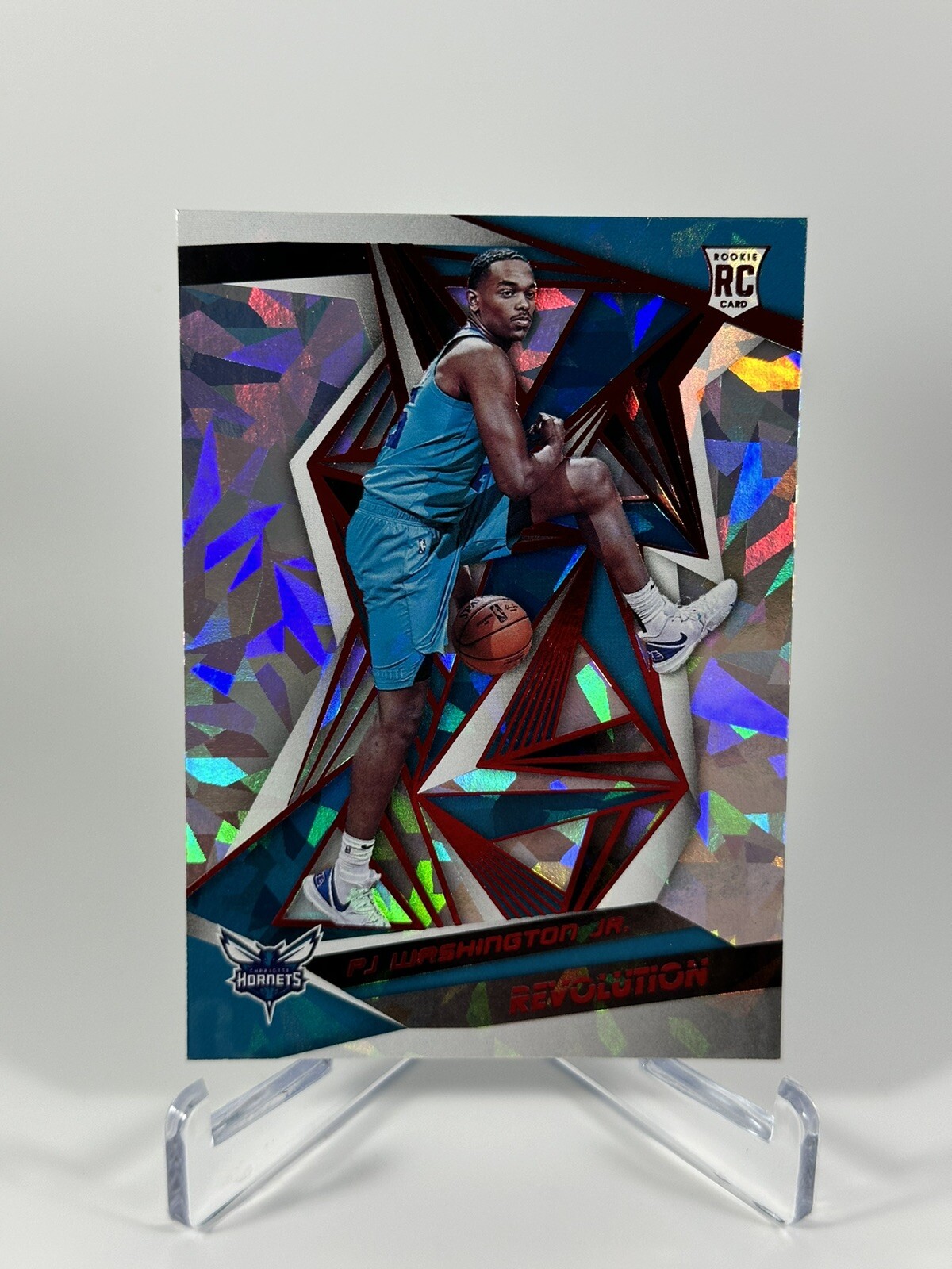 2019-20 Panini Revolution PJ Washington #111 ROOKIE CHINESE NEW YEAR Red Foil RC