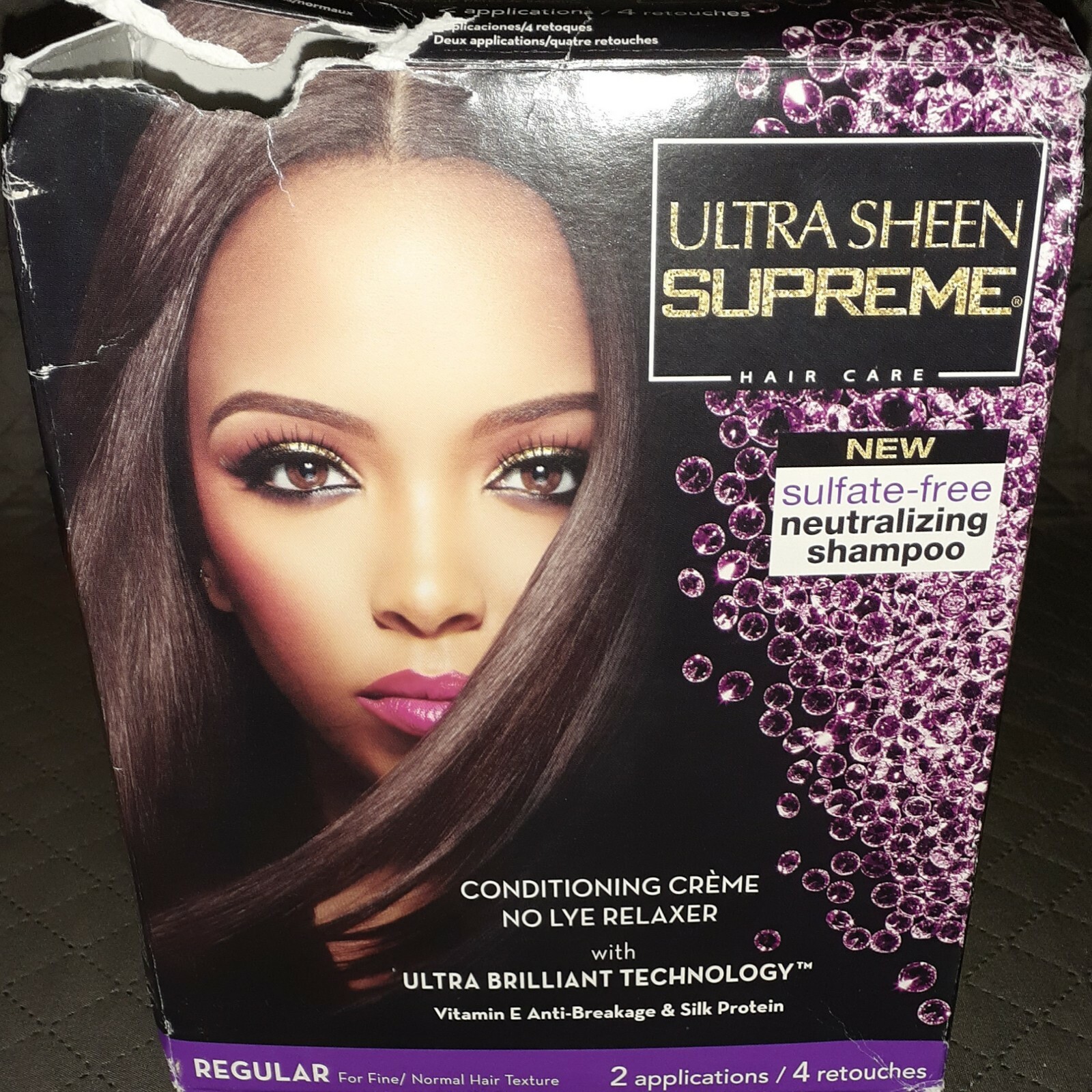 Ultra Sheen Supreme Relaxer Kit 2 applications or 4 retouches