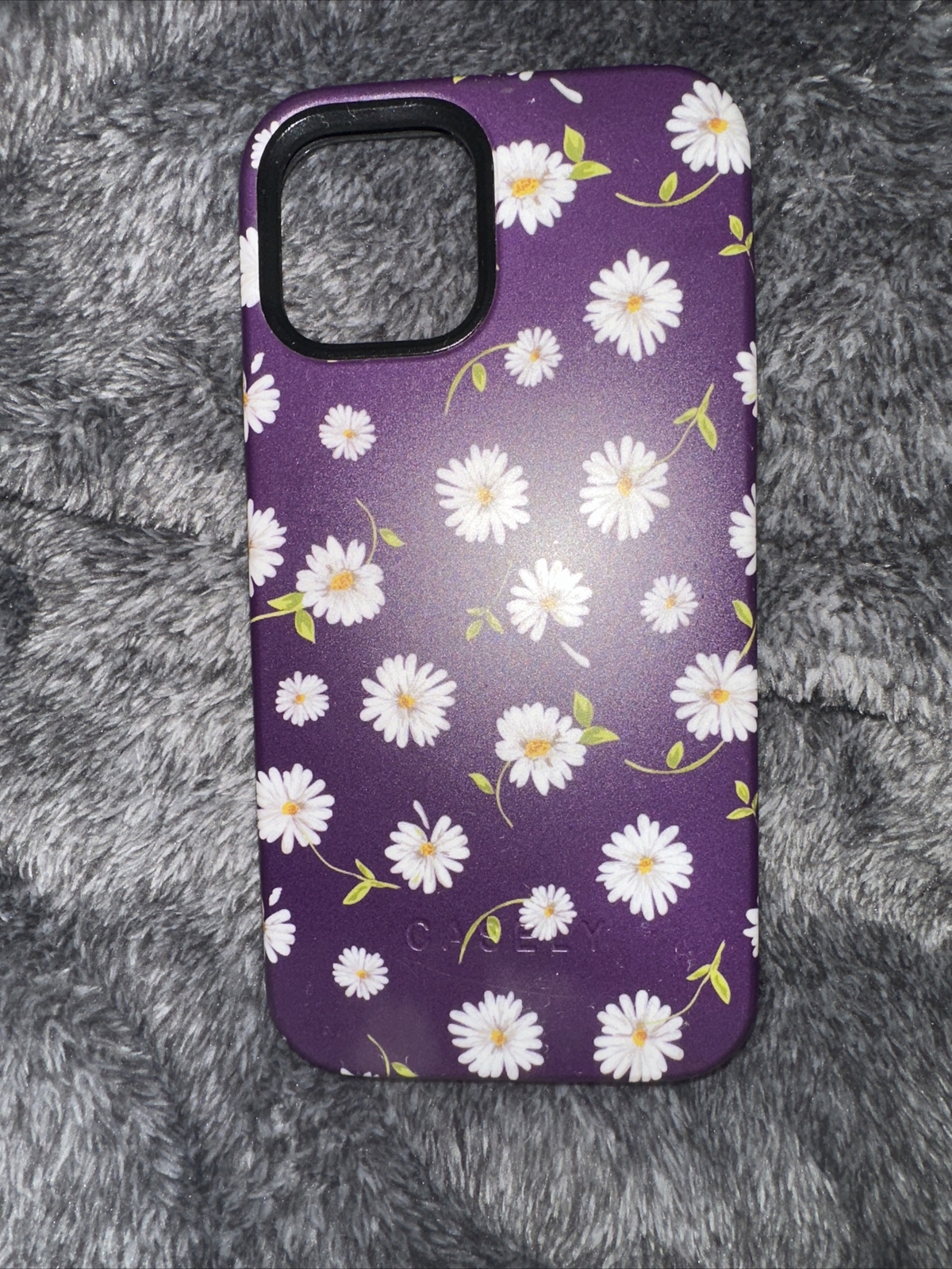 Casely Purple & White Daisy iPhone 12 Pro Case-image