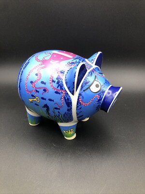 Ritzenhoff Sparschwein  Piggy Bank  designed by Melanie Wüllner Ca. 18 Cm Lang