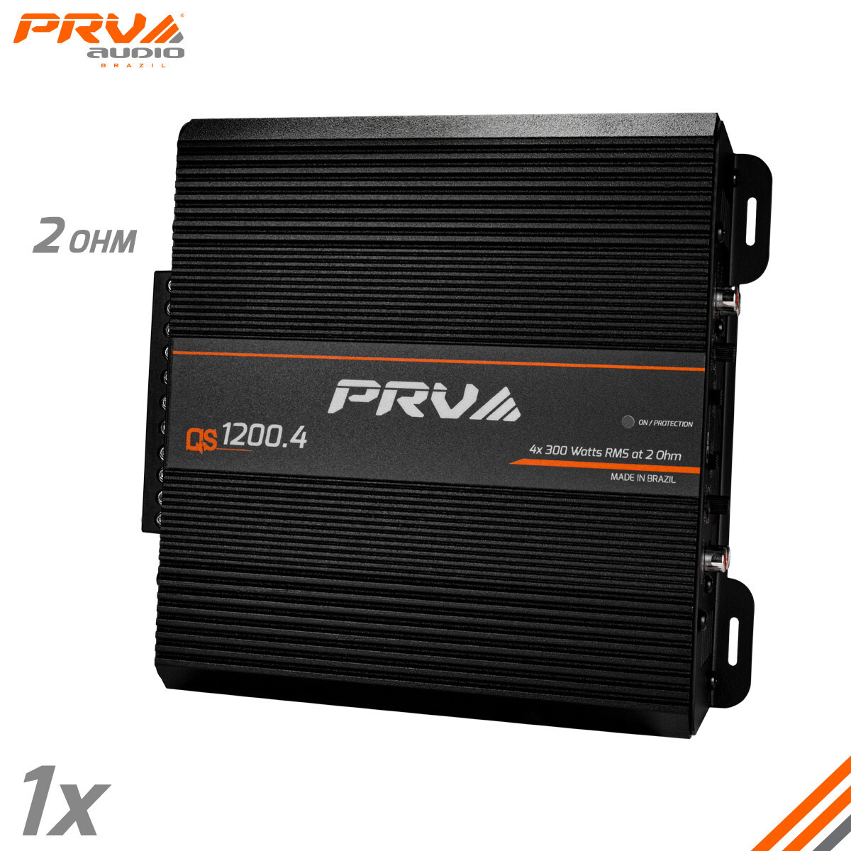 PRV 4 Channel Amplifier Car Audio QS1200.4 2 Ohm Digital Com
