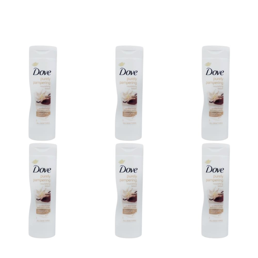 6 x Dove Body Lotion Pampering Care With Shea Butter & Vanilla 250ml DAILY USE - Image 15