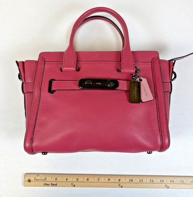 Coach Nomad Crossbody Pink Leather Shoulder Bag 33493