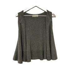 Pringle of Scotland Cardigan Women’s Small Grey 100% Cashmere Sleeveless