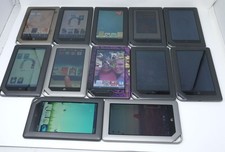 Lot of 12 Working Barnes Noble 7" Nook Color Wifi Tablets - BNRV200 BNTV250
