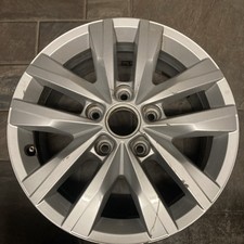 Genuine Vw T6 Highline Multivan 16 X 6.5J ET51 Clayton Alloy Wheel 7E0601025N