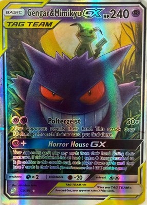 Gengar & Mimikyu GX 53/181 Sm-Team Up Holo | eBay