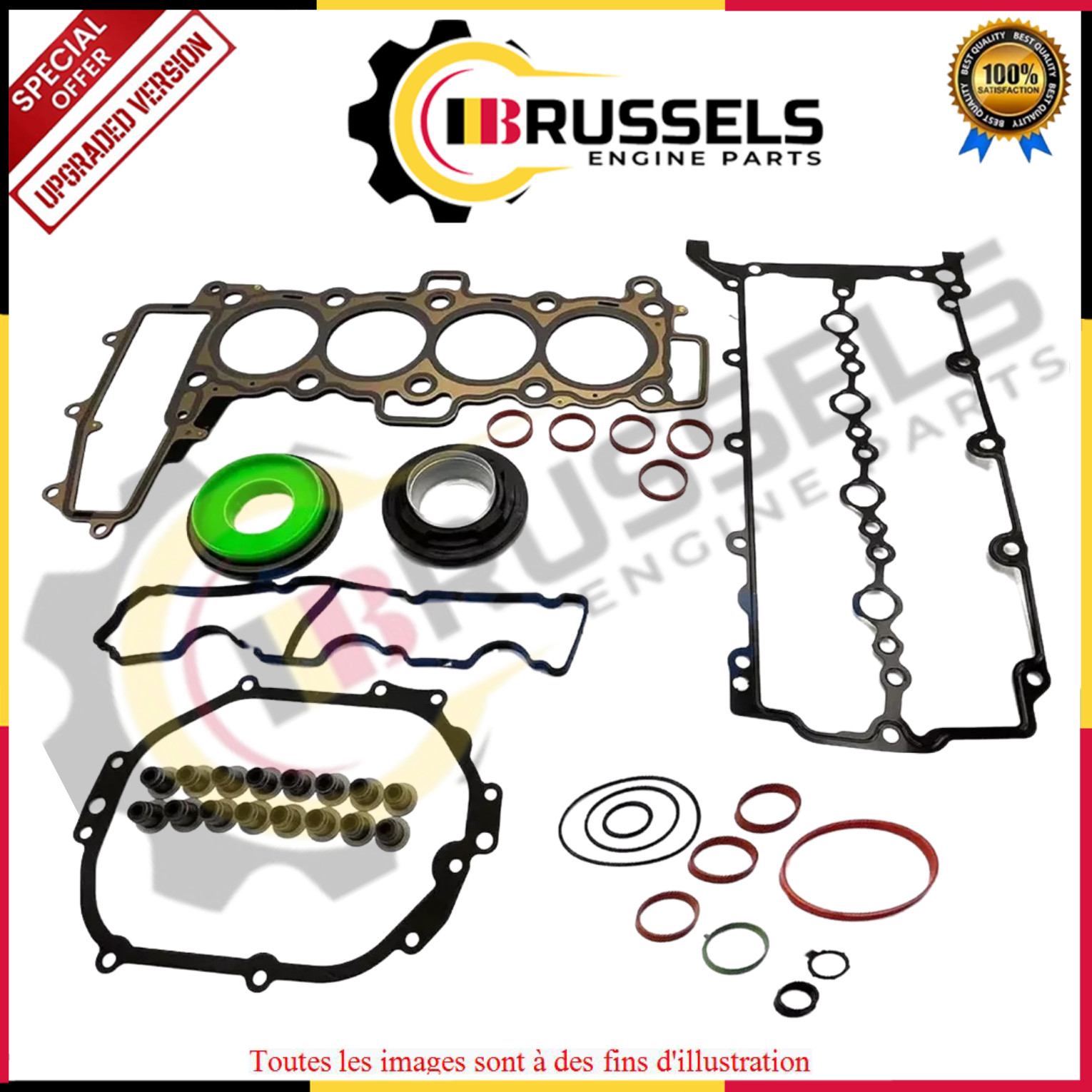Joint de culasse Jaguar XE XF F-Pace 2.0D pochette joints haut moteur acier