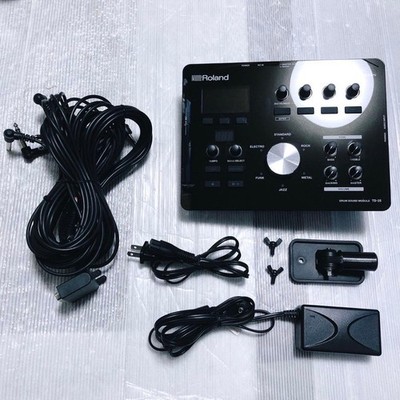 Roland TD-25 V-Drums Electronic Drum Brain Sound Module PSU Cables Japan