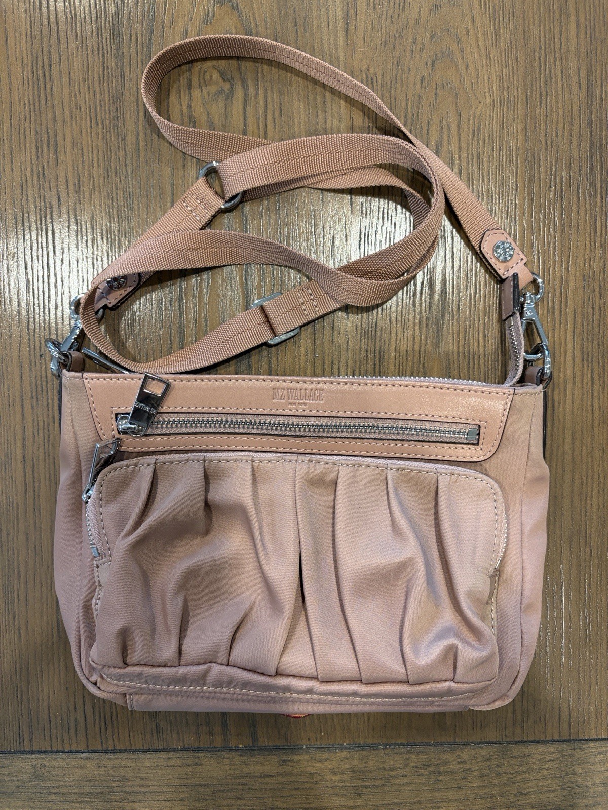 Mz Wallace dusty Rose Crossbody