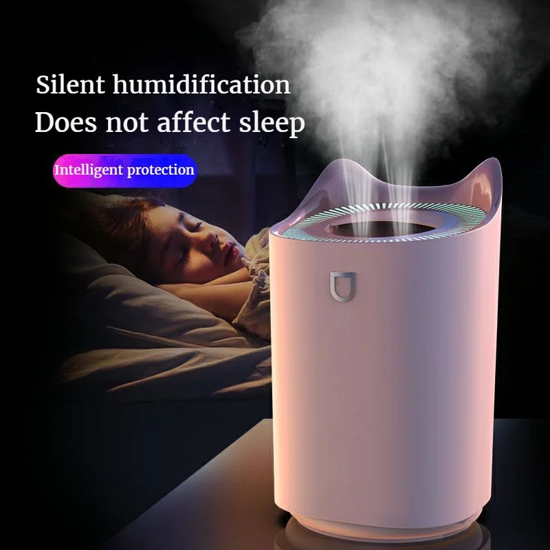 Humidificateur d'air jet voyage pour hotel mini diffuseur ultrasonique blanc 200ml