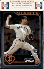 2024 Topps Chrome #208 Keaton Winn Rookie San Francisco Giants