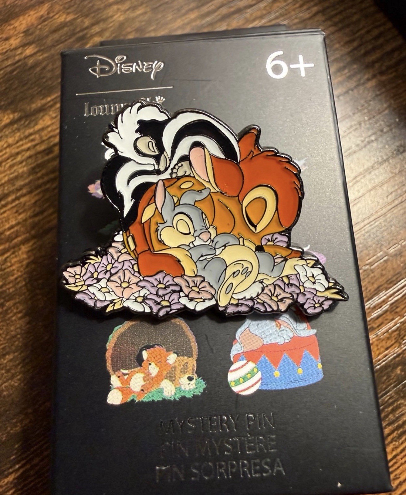 Disney Loungefly Sleeping Disney Animals Blind Box Pin - Bambi