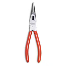 8 In. Long Chain Nose Pliers with Dipped Grip