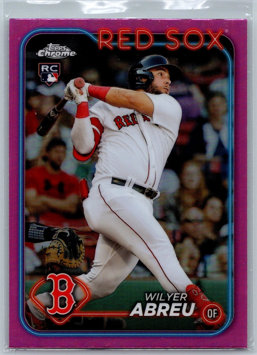 2024 Topps Chrome - Wilyer Abreu #165 Pink Refractor (RC)