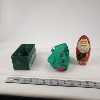 Vintage Authentic Models Santa Nesting Doll 5 Dolls Christmas W Box And Sleeve 
