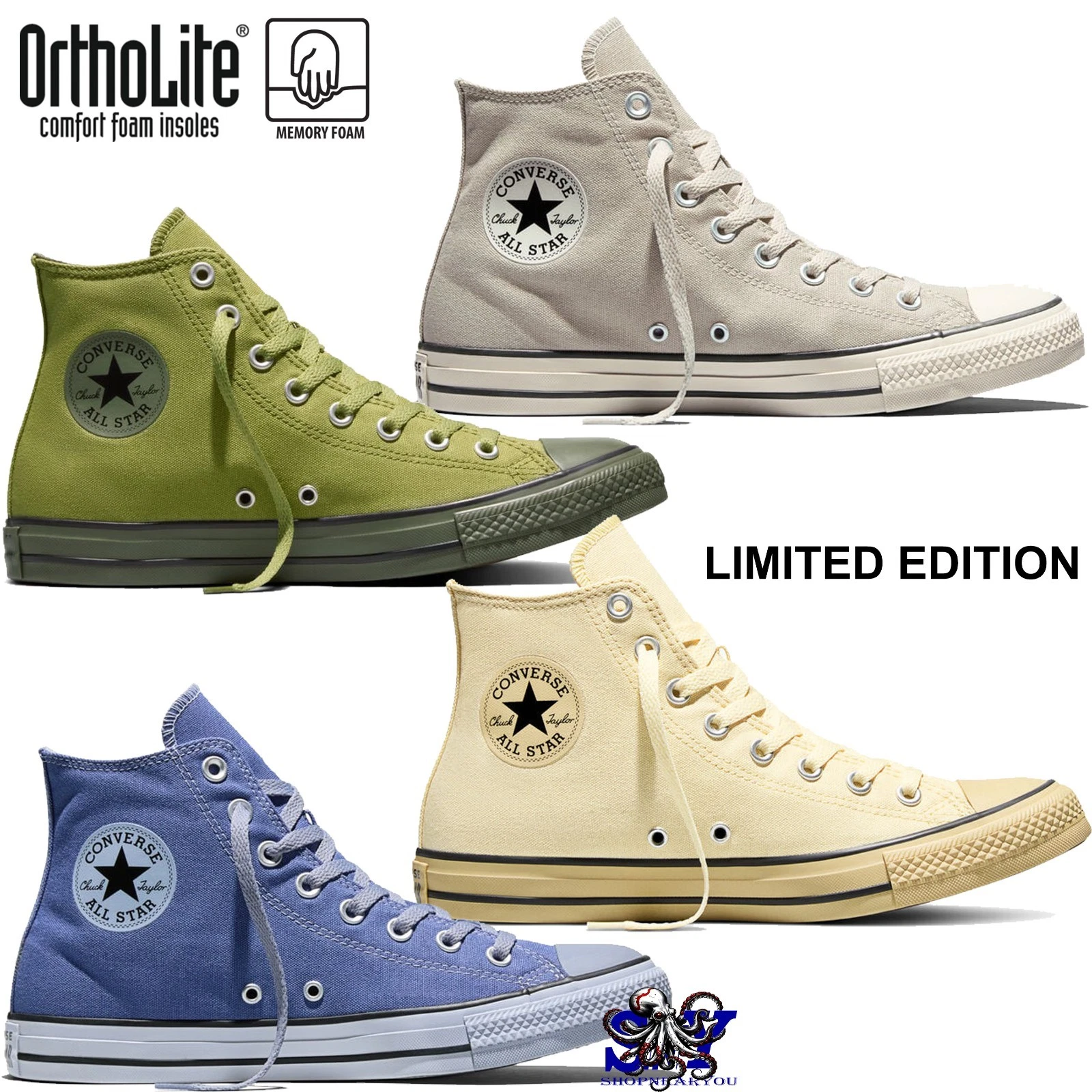 CONVERSE Chuck Taylor All Star Tonal High Top Men's Women's Sneakers Kicks NEW