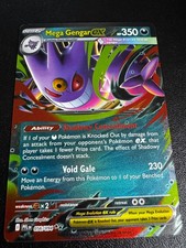 Pokémon TCG Mega Gengar ex 056/094 ME02: Fiamme Fantastiche Doppia Rara NM