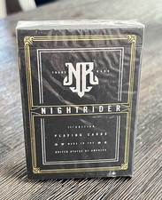 NightRider Limited Edition Playing Cards Sealed Custom Deck Made in USA Rare