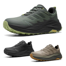 Men  s Waterproof Trail Running Shoes Wide Toe Box Hiking Sneakers