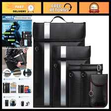 EMP Proof Faraday Bag for Phones, Laptops Car Keys - Fireproof, Waterproof, An